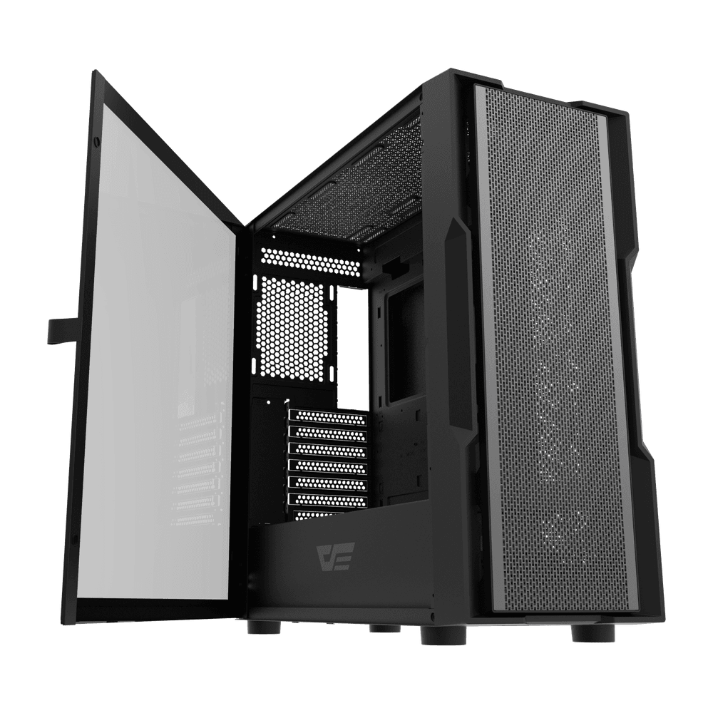 Case Aigo DarkFlash DK431 Black (with fan)