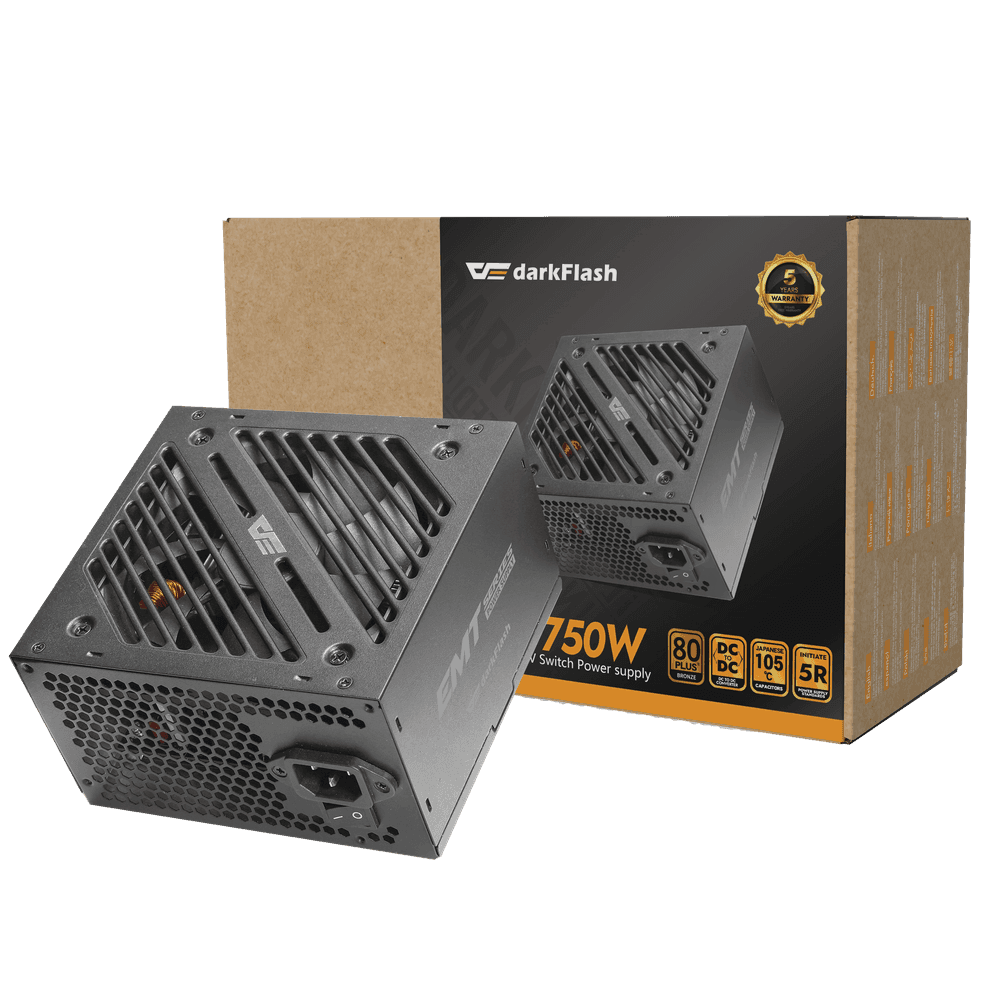 Power Supply DarkFlash EMT750 Bronze Black 