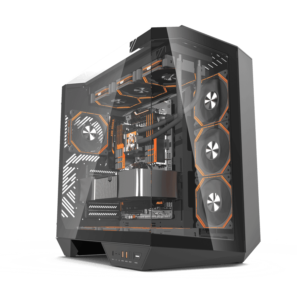 DY470 Black ATX PC Case