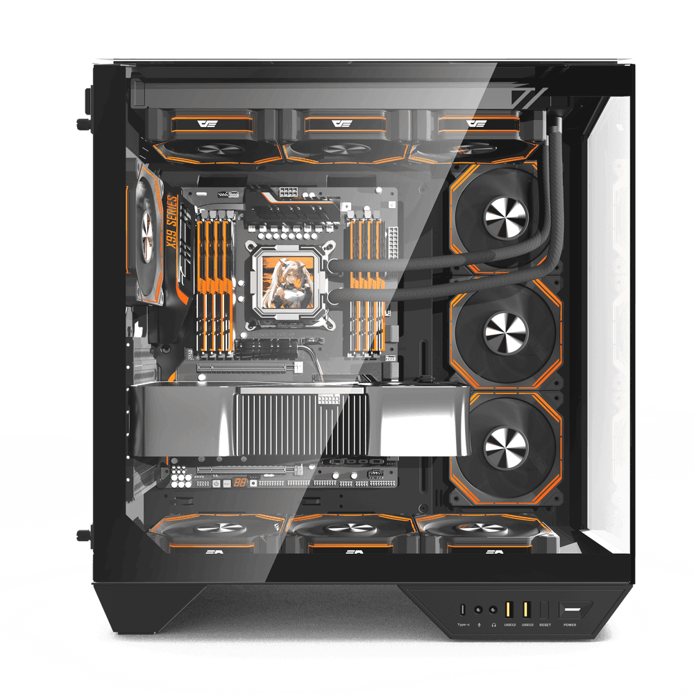 DY470 Black ATX PC Case