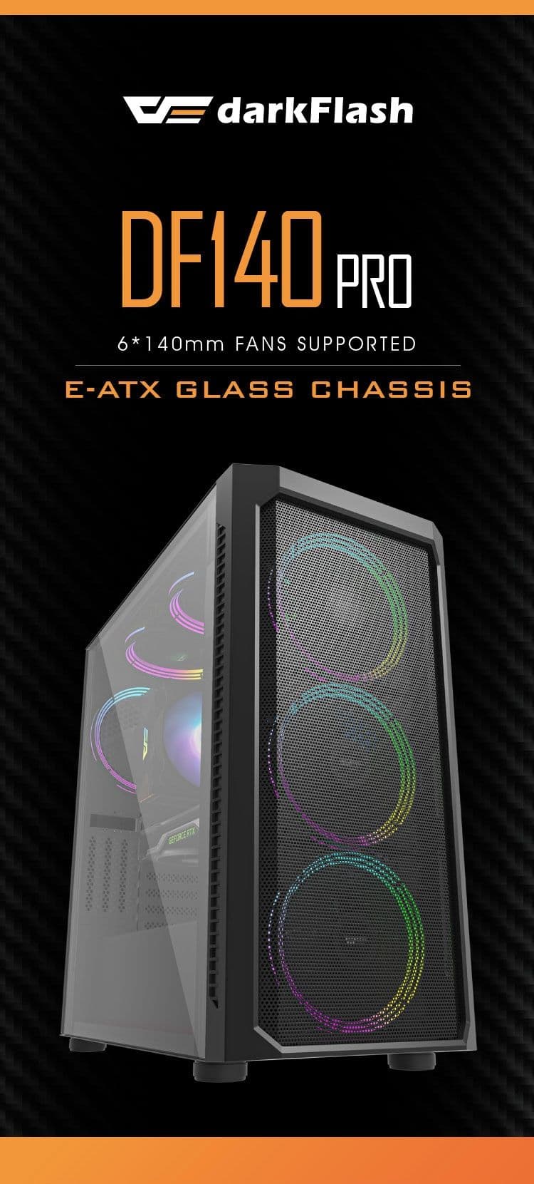 DF140 Pro EATX PC Case