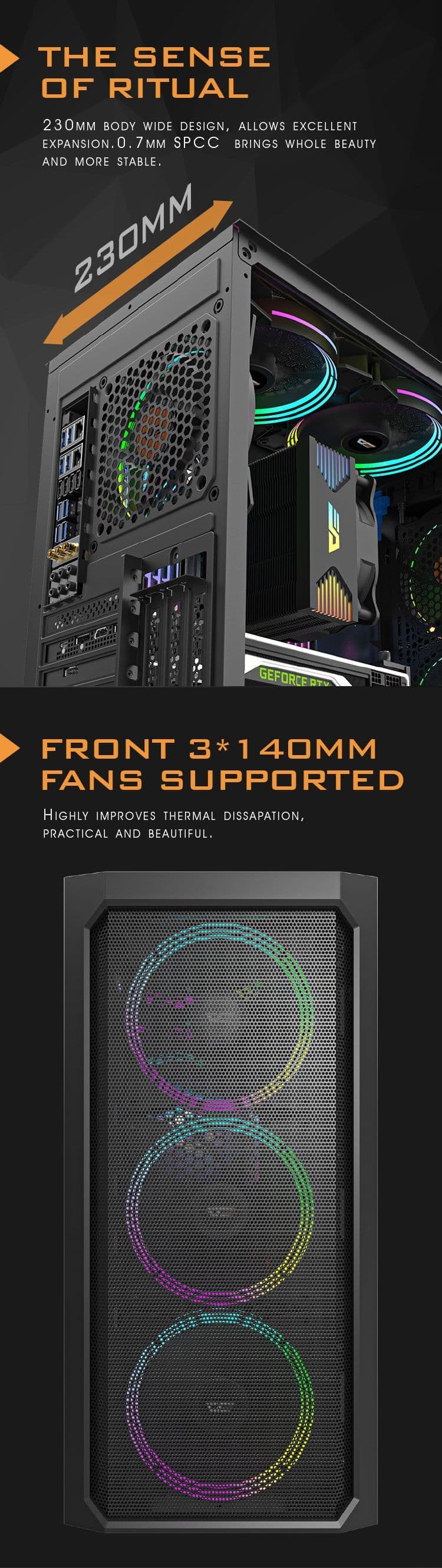 DF140 Pro EATX PC Case