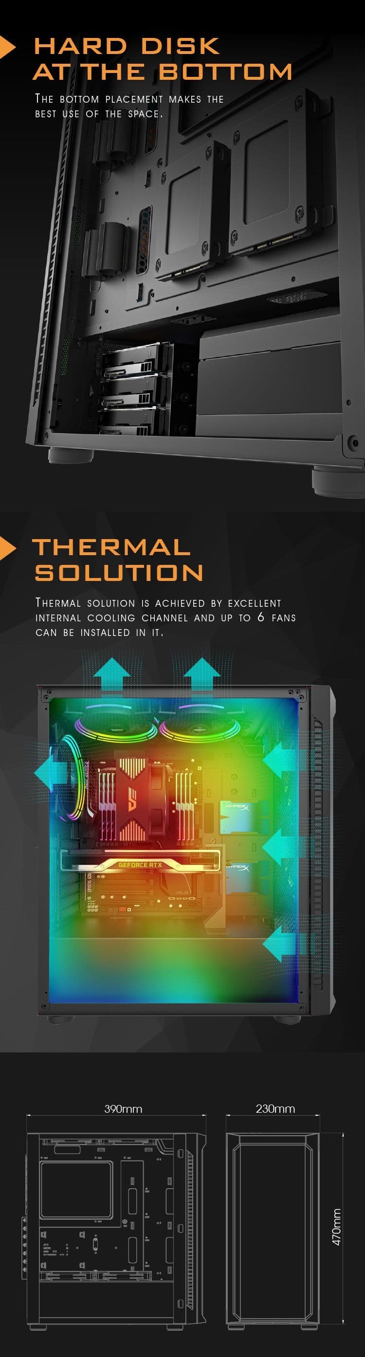 DF140 Pro EATX PC Case